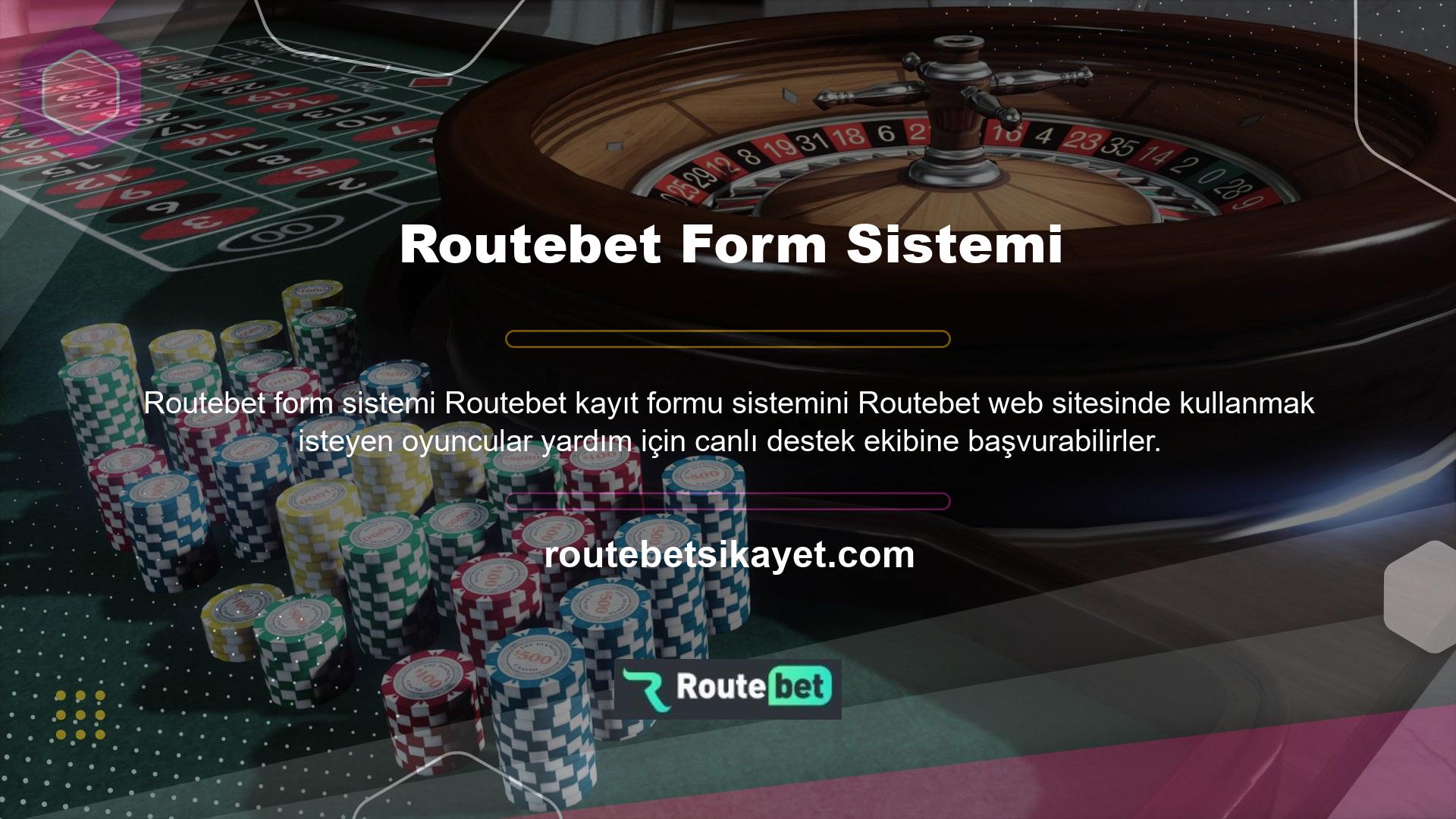 Routebet için web sitesi, diğer bahis siteleri gibi bazı sorunlara yardımcı olabilecek canlı bir destek bölümüne sahiptir